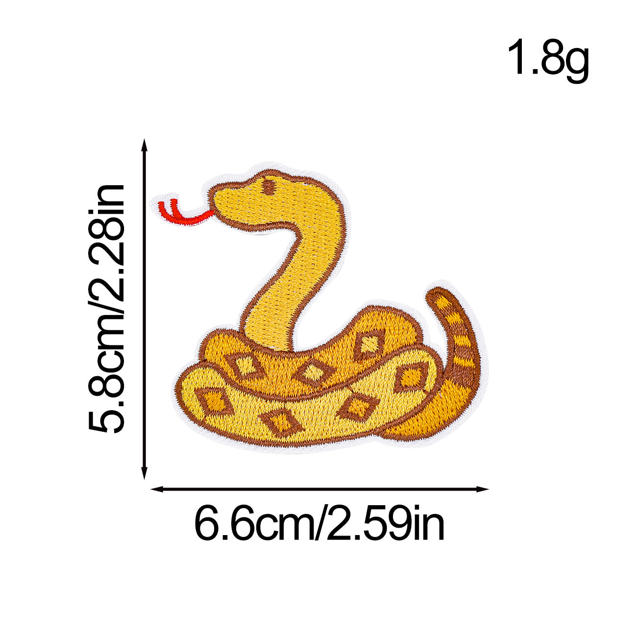 Wholesale Western patch yellow clothing accessories embroidery patch